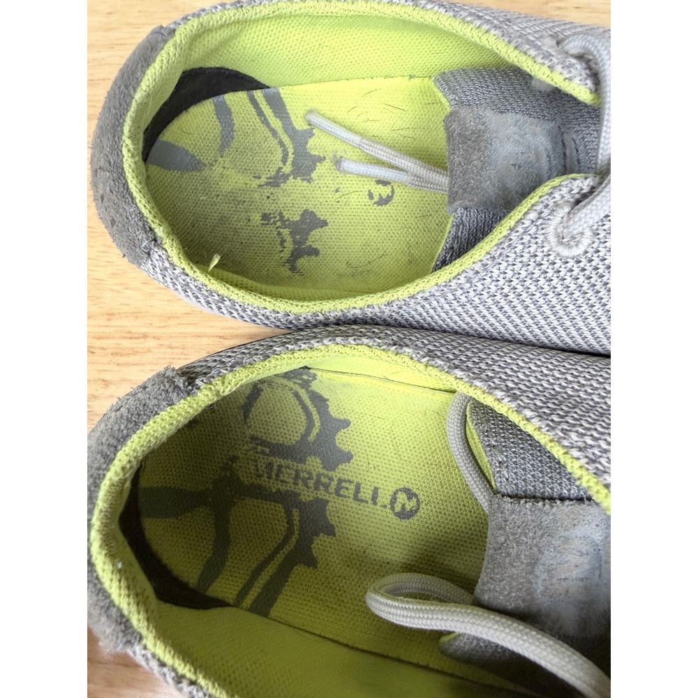 Merrell Wild Dove Grey Mesh Air Cushion Sneakers Womens 6.5 J03796 Low Top Shoes - Picture 3 of 9